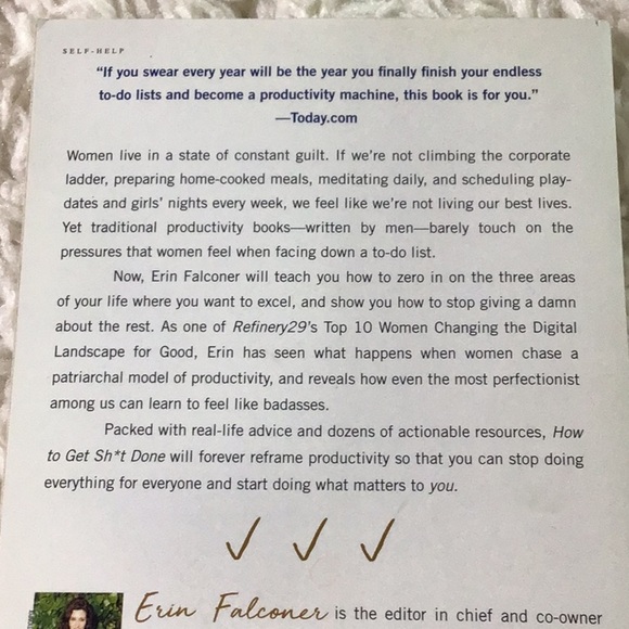 HOW TO GET SH*T DONE Erin Falconer - Picture 3 of 5